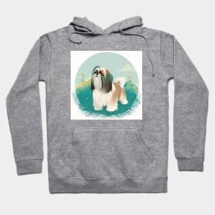 Shih Tzu in a Nature Scene Hoodie